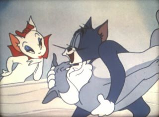16mm Film Cartoon 1946 Tom & Jerry,  Solid” Serenade” Awesome Color Look