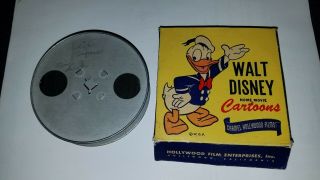 Donald Duck Trained Seals | 16mm Disney Cartoon | 100ft Reel | Silent & B&w