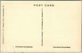 Vintage UNIVERSITY OF ILLINOIS Postcard 