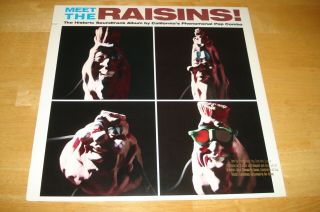 The California Raisins Meet The 1988 Lp W/ Beatles Parody Promo Stamp Cover