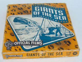 16mm Giants Of The Sea Official Films Sof Sound No.  609
