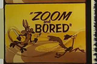 16mm Film Cartoon: Loony Toons - " Zoom And Bored "