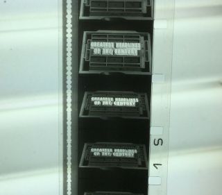 16mm Film GREATEST HEADLINES OF THE CENTURY News Parade Pacific WW2,  VGC 3