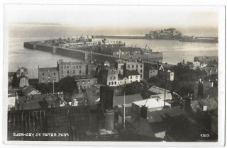 Guernsey St Peter Port Real Photo Vintage Postcard 14.  9
