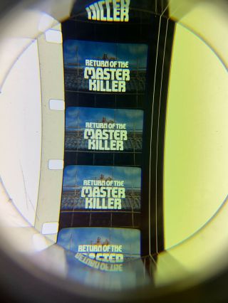 16mm Return Of Master Killer 36 Chambers Lpp 1980 Feature Shaw Bros.  Kung Fu Liu