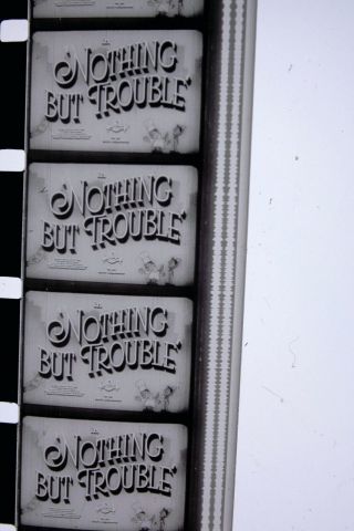 16mm Blackhawk Films,  Laurel & Hardy,  Nothing But Trouble,  Hg25
