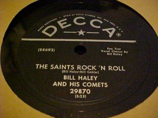 Rock & Roll 78 Bill Haley " The Saints Rock 