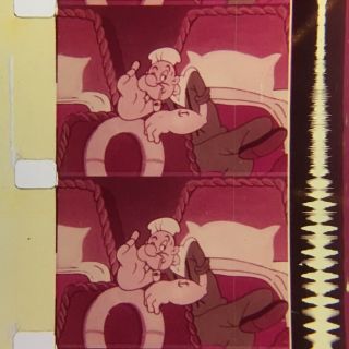 16mm Film Cartoon: Popeye - " Riot In Rhythm " | Color & Sound
