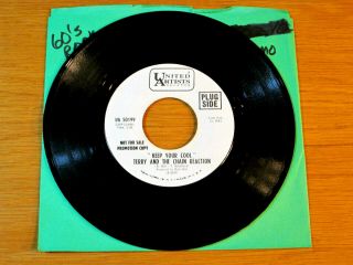 Promo 60s Garage 45 Rpm - Terry & The Chain Reaction - Ua 50199 " Keep Your Cool "