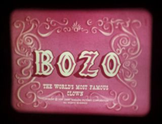 Bozo The Clown " Mish Mash Magician " (jayark Films 1959) 16mm Cartoon