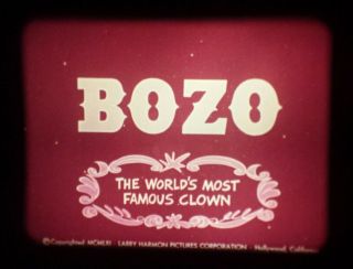 Bozo The Clown " Big Tree Spree " (jayark Films Corporation 1961) 16mm Cartoon