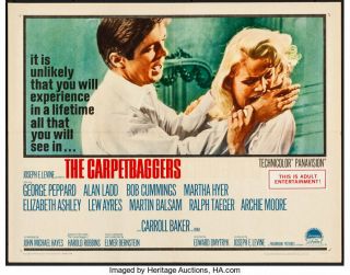 Rare 16mm Feature: The Carpetbaggers (george Peppard / Alan Ladd / Carroll Baker