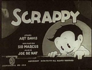 16mm BW cartoons from the 1930s and 1940s with sound mounted on a 1600ft reel 2