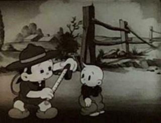 16mm BW cartoons from the 1930s and 1940s with sound mounted on a 1600ft reel 3
