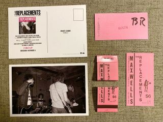 The Replacements Rare Live At Maxwell’s 1986 Promo Set Tickets Postcard Matches