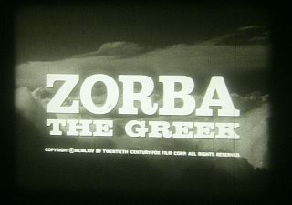 ZORBA THE GREEK (1964) 16mm film Anthony Quinn,  Alan Bates 5