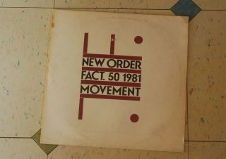 Order - Fact.  50 1981 Movement - Factory Communication -.  Vg - 1981 - First Pre