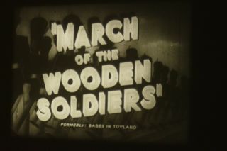 March Of The Wooden Soldiers 16mm Laurel And Hardy Babes In Toyland Christmas