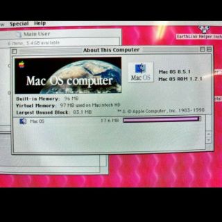 Bondi Blue Apple iMac G3 OS 8.  5.  1 with Keyboard and Mouse 1998 Vintage 2