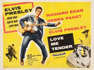 16mm Love Me Tender (1956).  Elvis Presley B/w Feature Film,  Trailer