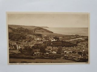 Vintage Postcard - 1900s,  Aberayron,  General View,  Wales