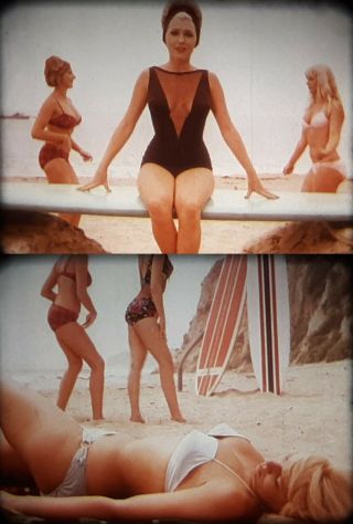 16mm Scopitone " That Old Gang Of Mine " January Jones & Her Gang At The Beach