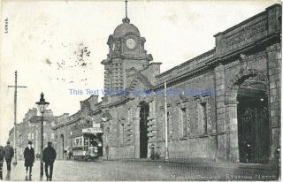 Nottingham Midland Railway Station 1904 Vintage Postcard