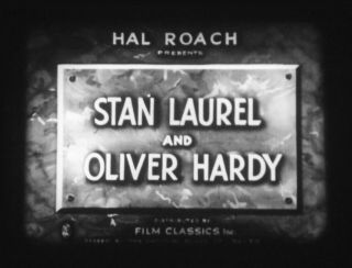 16mm Film Laurel & Hardy Christmas Show Film Classics Printdown,  In Us