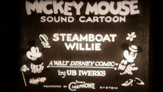 Mickey Mouse - Steamboat Willie - 16mm Sound,  B&w