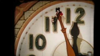 Mickey Mouse - Clock Cleaners (Disney,  1937) - 16mm SOUND,  IB TECHNICOLOR 3