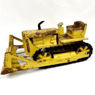 Vintage 1950s Charles Doepke Caterpillar Bulldozer D6 Model Toys Pressed Steel