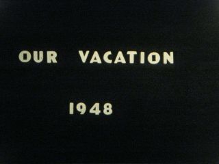 Wonderful 1949 16mm Film Home Movie Trip To Lake George Upper York