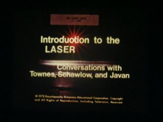 16mm Film - " Introduction To The Laser " - 1972 Britannica Film - Lowfade Color