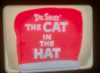 16mm Film Dr Seuss The Cat In The Hat 1971 Animated 1200’ Reel