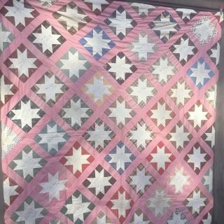 Rags Best Early Signature Quilt Top Dates 1838 England Many Towns Versus