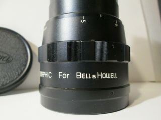 KOWA 16mm projector lens 2X ANAMORPHIC for Bell and Howell w/ cap 3