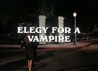 16mm Tv: " Circle Of Fear " (1972) Rare Lpp " Elegy For A Vampire "