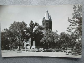 Vintage Marshall County Court House,  Marysville,  Kansas Real Photo Postcard