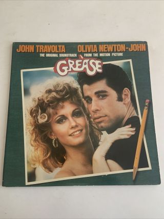 Grease - Movie Soundtrack Lp (1978) (gloversville Press) (rso - 2 - 4002)