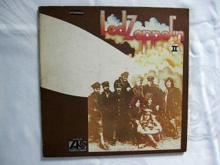 Led Zeppelin Ii Sd - 8236 Atlantic 1969 Zepplin Ii Gatefold Cover Printin