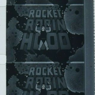 16mm Film Rocket Robin Hood " Dementia Five " B&w Cartoon 1966 Futuristic