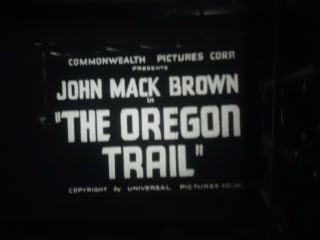 16mm The Oregon Trail Johnny Mack Brown Fuzzy Knight 1939