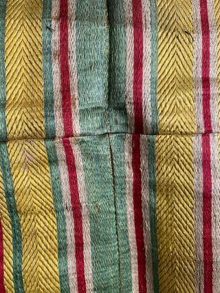 Rare 18th Century French Silk Ikat Woven Fabric (2380) 3