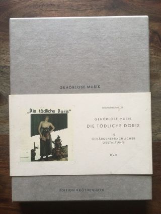 Die Tödliche Doris,  Dvd & Book,  Gehörlose Musik (deaf Music) 882/1000