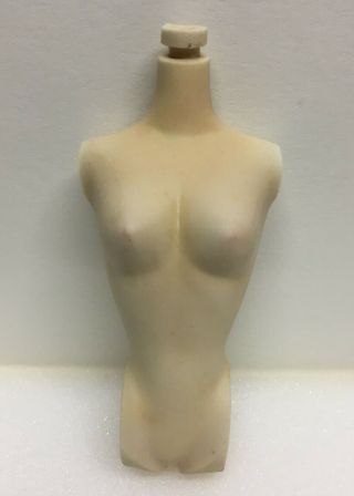 Vintage 1 2 3 Ponytail Barbie Body Torso With Nipples