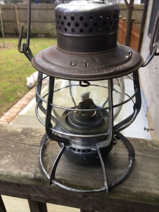 Vintage Keystone " The Casey " Railroad Lantern Kerosene Complete