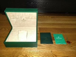 Rolex 118238 Vintage 70.  00.  02 Watch Box With Booklet And Tag