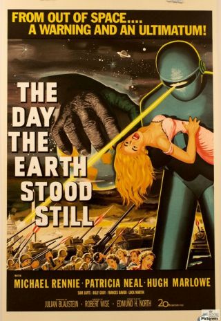 16mm The Day The Earth Stood Still (1951).  Classic Sci - Fi B/w Feature Film.