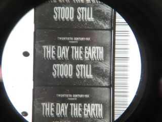 16mm THE DAY THE EARTH STOOD STILL (1951).  Classic Sci - fi b/w Feature Film. 3