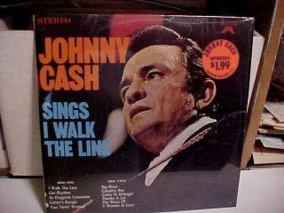 Johnny Cash Lp " Sings I Walk The Line " Factory Share Stereo No.  5000